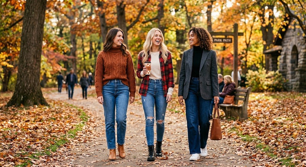 Casual Fall Outfit Ideas With Jeans