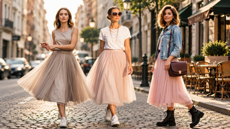Tulle Skirt Outfit Casual Street Style