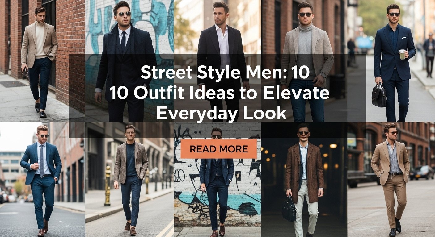 Street Style Men: 10 Outfit Ideas to Elevate Your Everyday Look