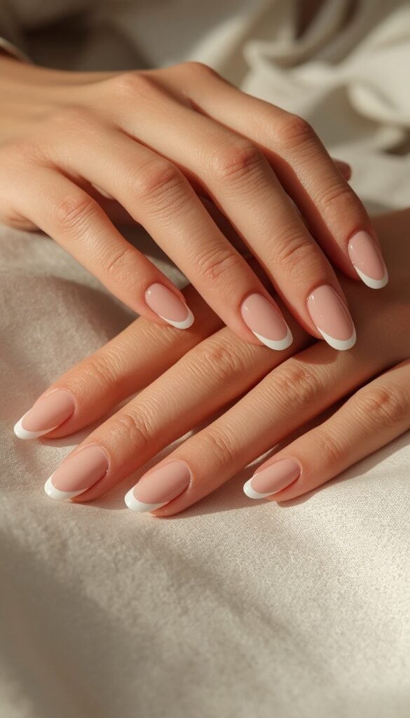 Blush Pink French Tips