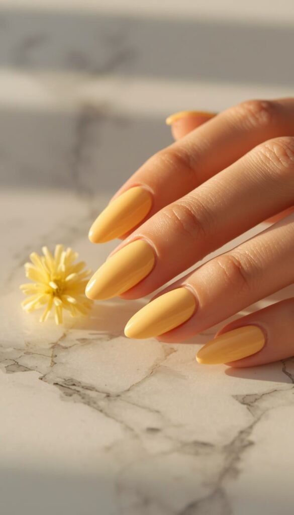 Butter Yellow May Nails — The "It" Color of Spring 2026