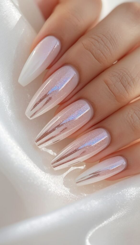 Chrome Pearl French Ombré