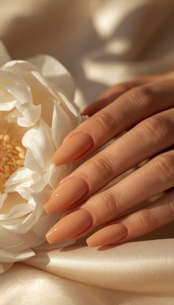 Classy Nude Spring Nails The Quiet Luxury Pick