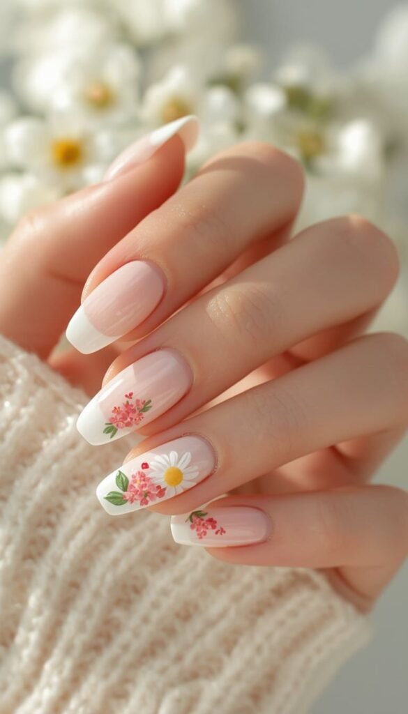 Floral Accent Ombré