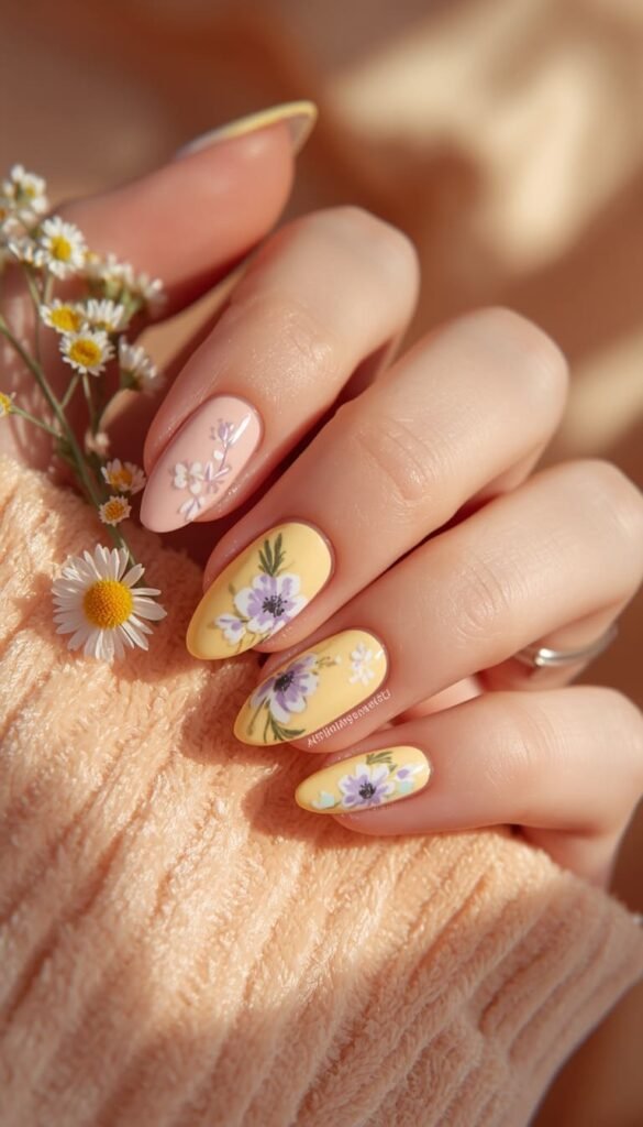 Floral Pastel Nails — Spring's Most Romantic Design