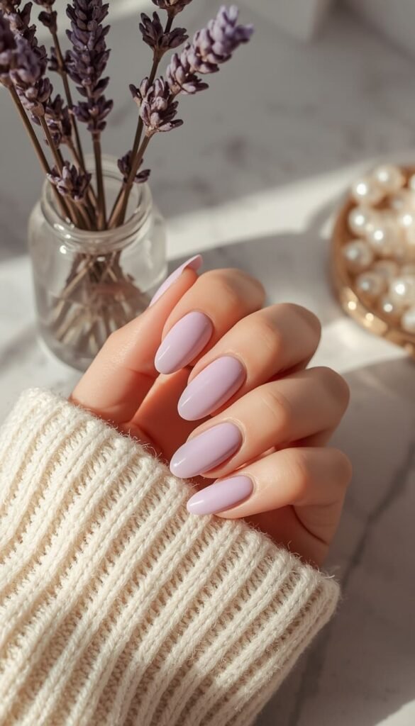 Milky Lilac Glazed Almond