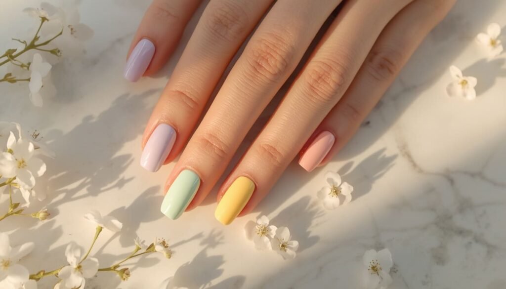 Pastel Spring Nails