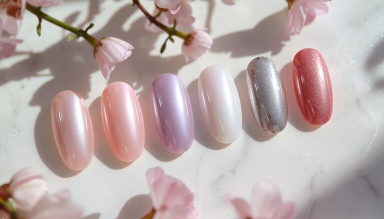 Spring Chrome Nails