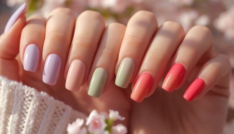 Spring Ombre Nails