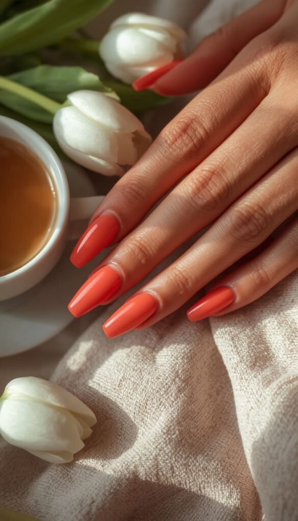 Why Coral Spring Nails Are Dominating 2026 (And Deserve a Spot on Your Moodboard)