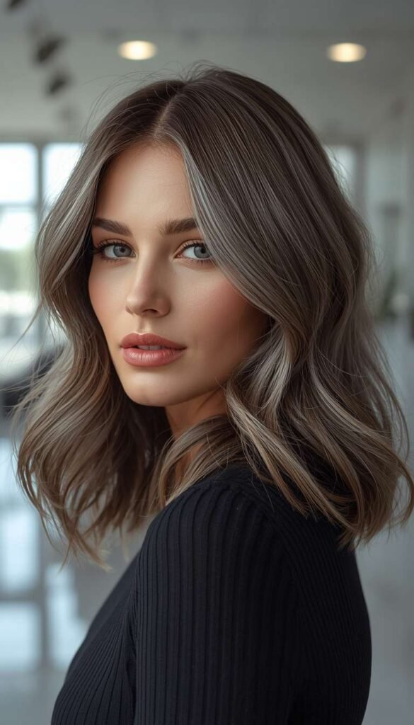 Ashy Cool Dark Brown