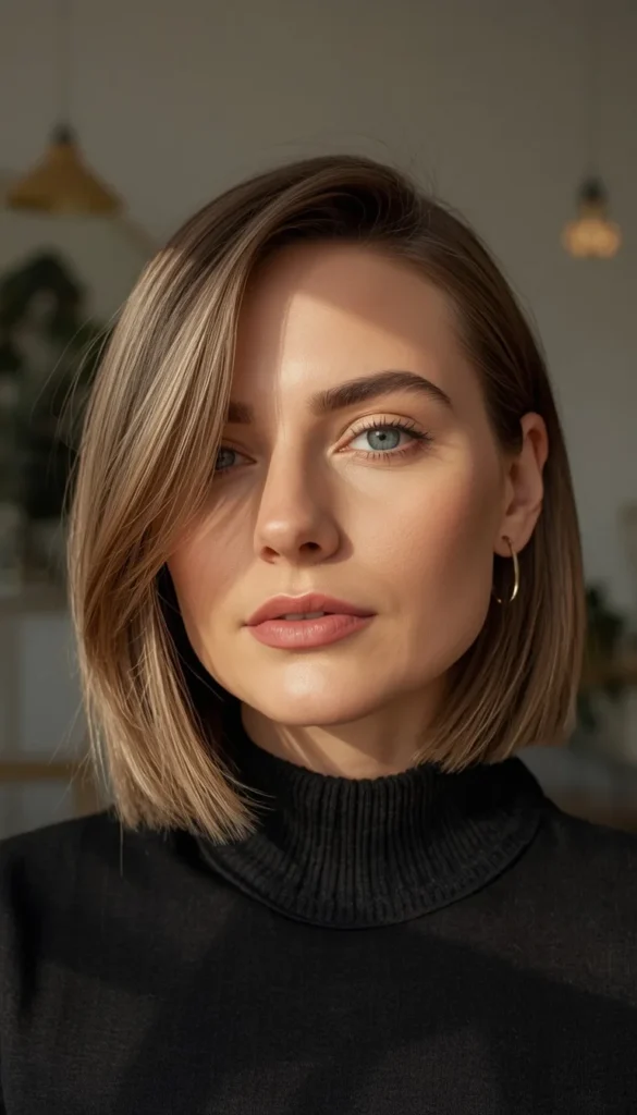Asymmetrical Lob Modern Edgy and Surprisingly Flattering