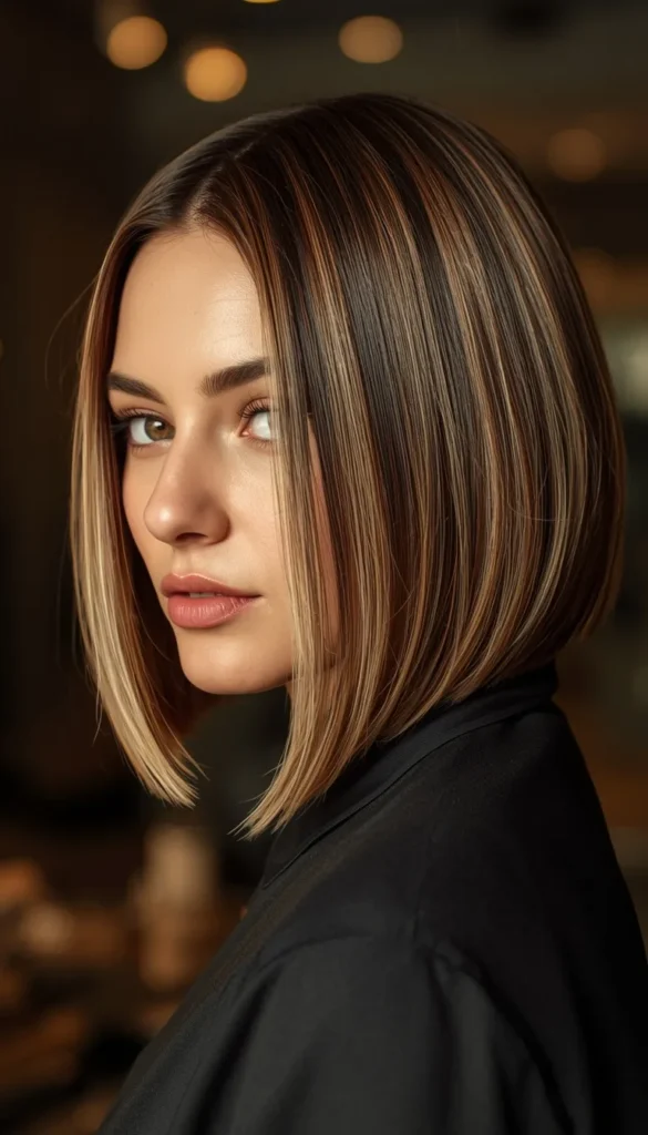 Blunt Bob With Balayage When Color Does Half the Work
