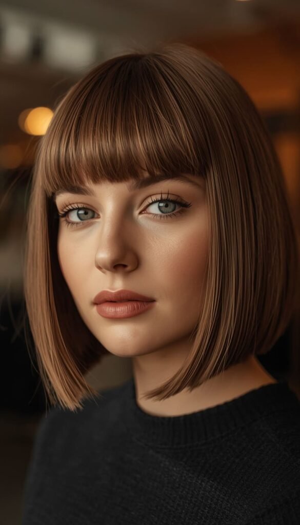 Blunt Bob — The Ultimate Volume Illusion for Fine Hair