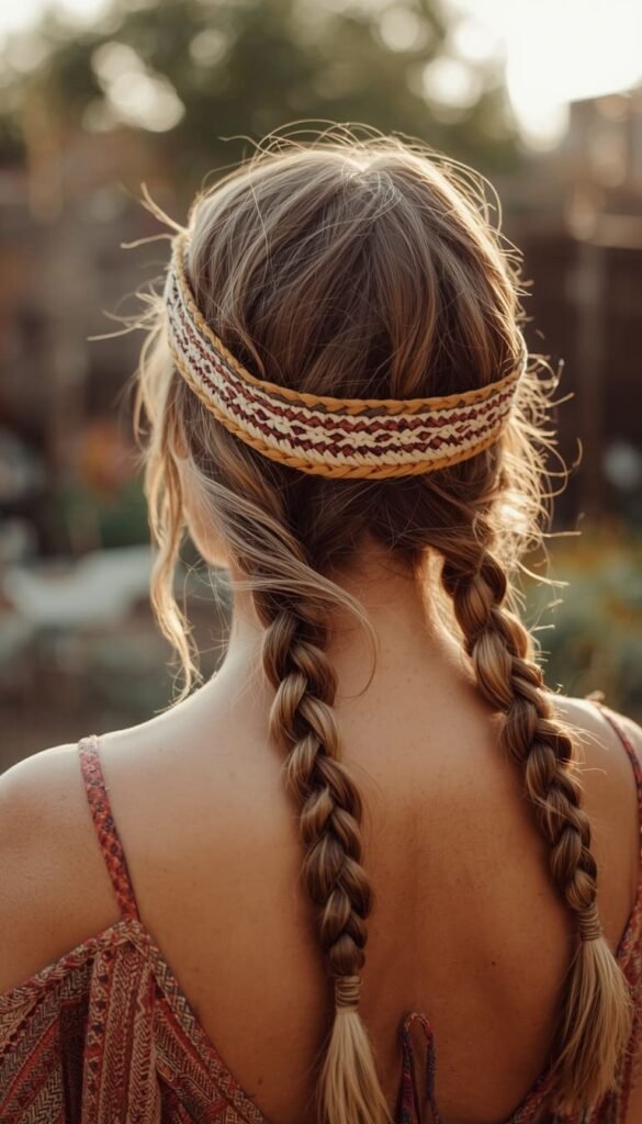 Boho Braided Styles — The Free Spirit Headband Look