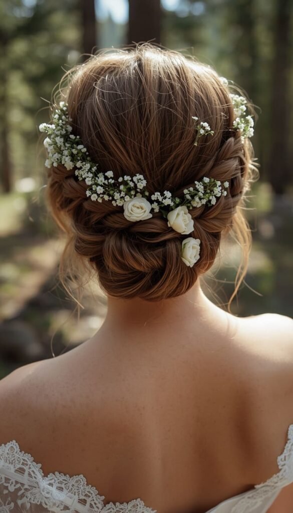 Braided Crown Updo