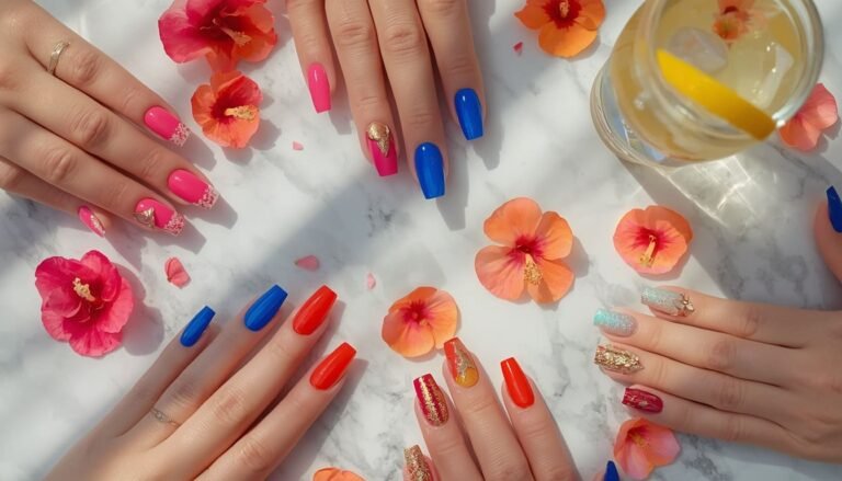 Bright Summer Nails