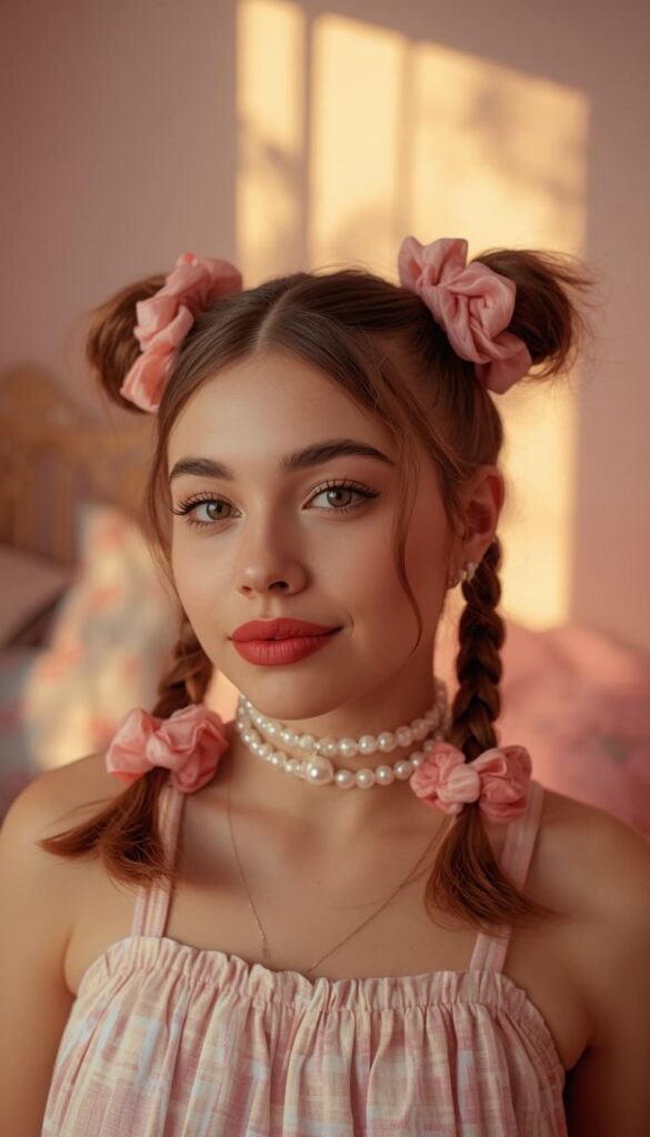Bubble Braid Pigtails — The Y2K Look That Is Totally Back