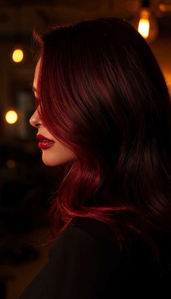 Chocolate Cherry Dark Brown