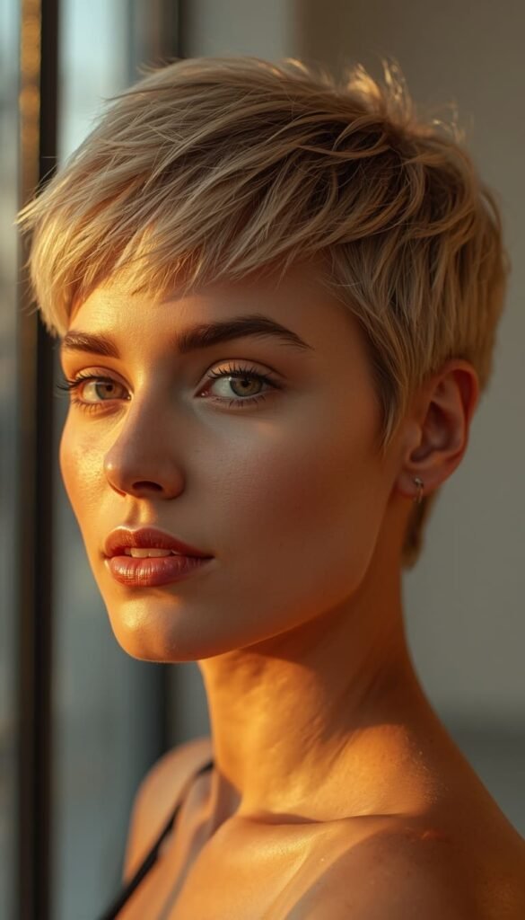 Choppy Bixie Cut — The Sweet Spot Between a Bob and a Pixie