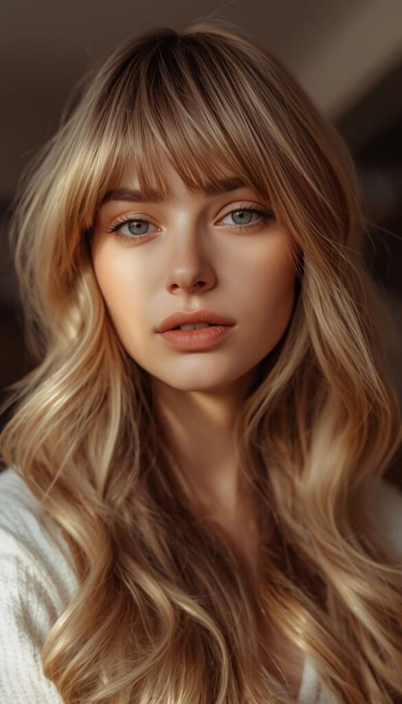 Curtain Bangs with Long Layers — The Face Framing Volume Hack That Changes Everything
