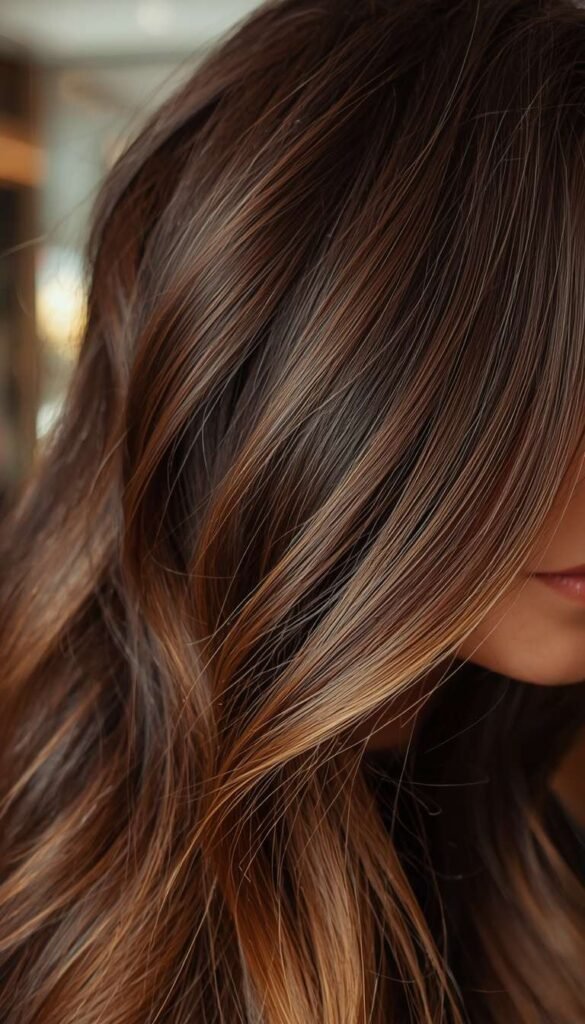 Dark Brown Balayage