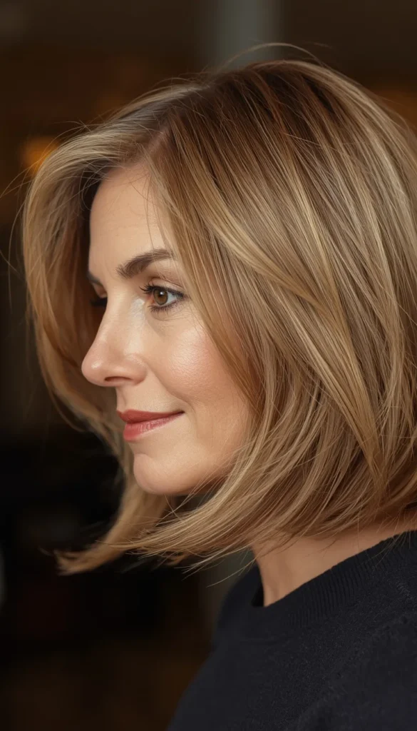 Feathered Layered Bob
