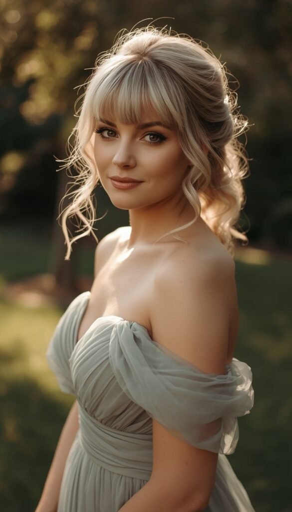 Half Up Half Down with Soft Waves — The Sweet Spot