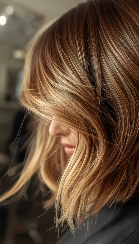 Layered Choppy Bob for Fine Hair Stacked for Fullness