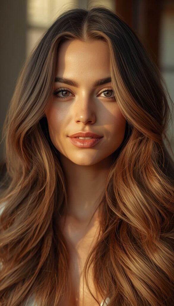 Long Layers with Face Framing Pieces — Length and Volume Living Together Beautifully