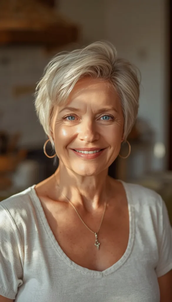 Low Maintenance Pixie Haircuts for Senior Women With Busy Lives