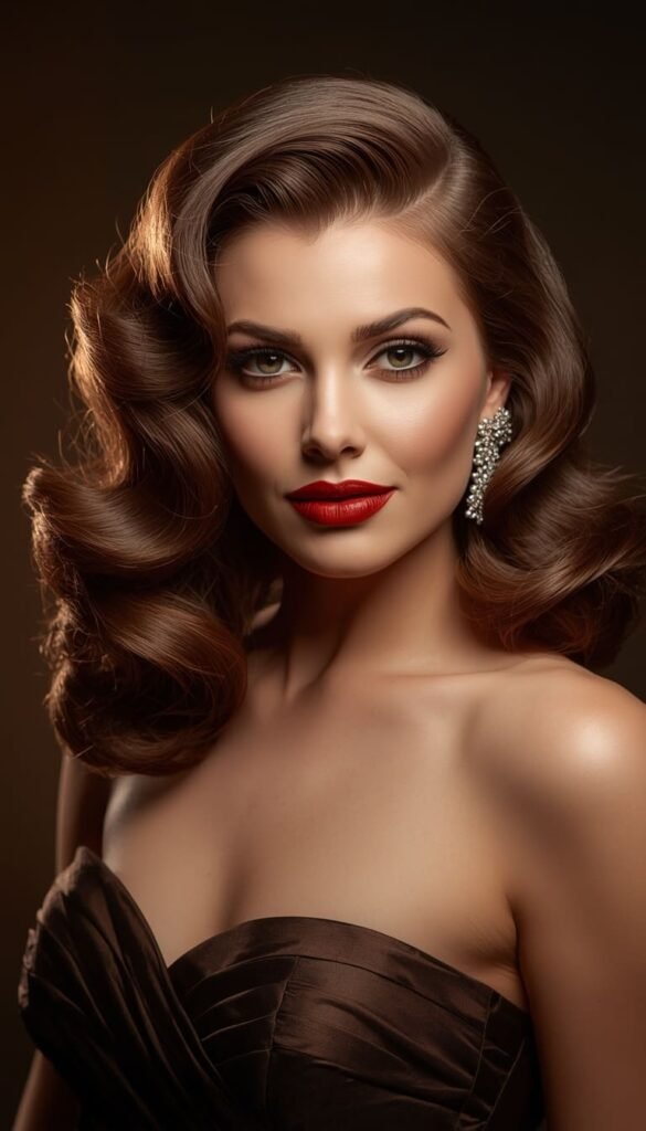 Old Hollywood Waves