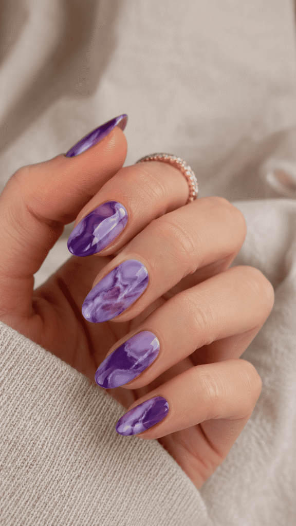 Purple Tie Dye Swirl