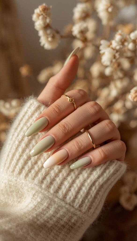 Sage and Neutral Ombre