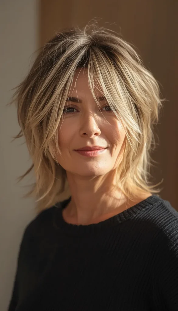 Shaggy Layered Bob