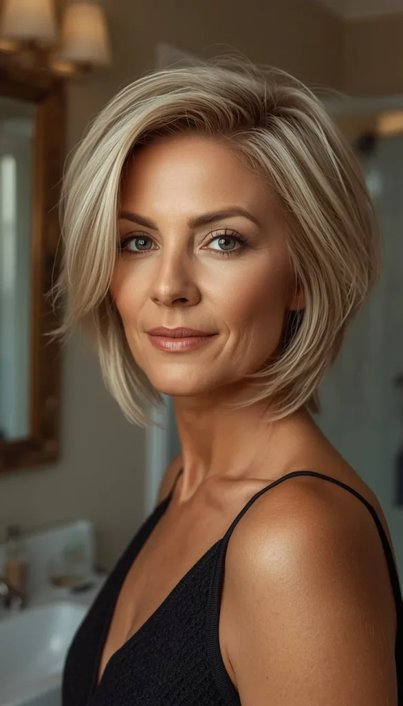 Short Choppy Bob for Fine or Thinning Hair