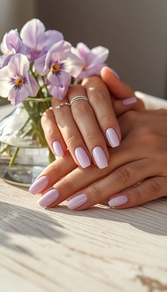 Short Purple Nails — Proof You Don't Need Length