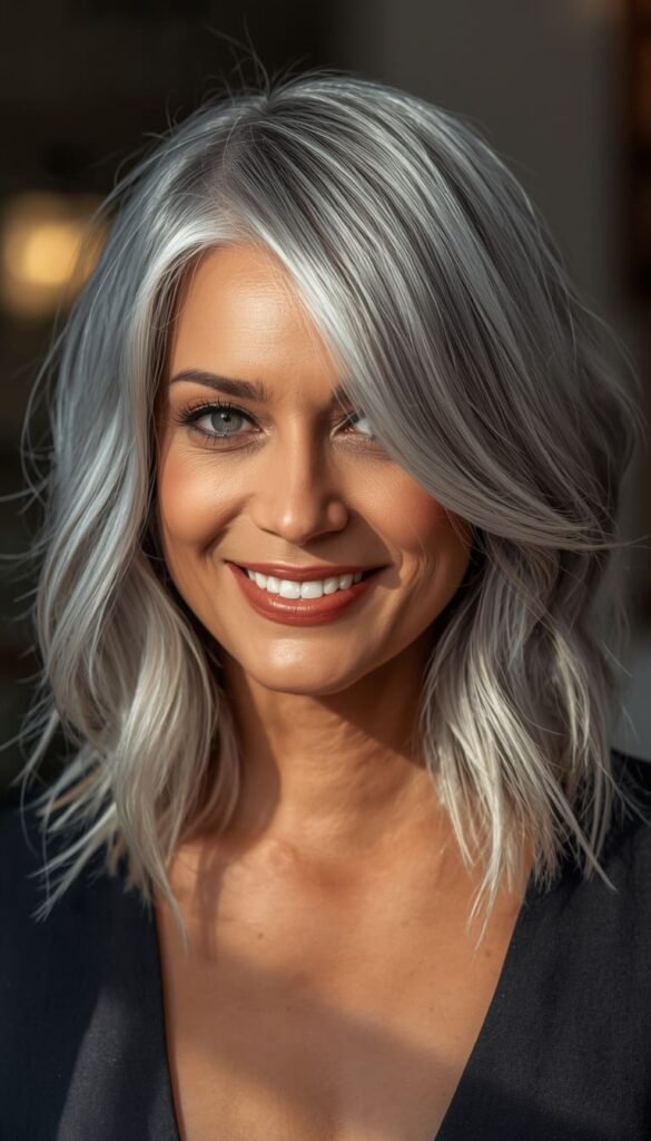  Silver and Grey Haircuts for Women Over 50 — Why Going Natural Is the Power Move
