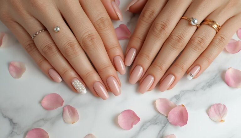 Simple Pink Summer Nails