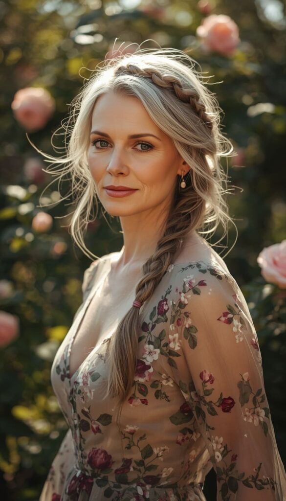 Soft Crown Braid — Garden Wedding Favorite