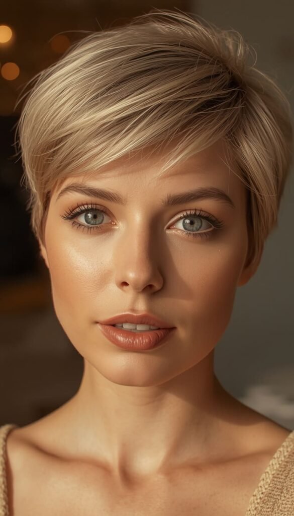 Soft Layered Pixie — Short, Chic and Completely Flat Free