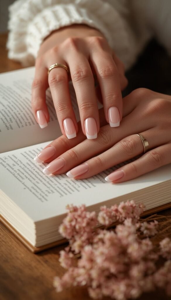 Soft Pink French Tips — The Classic That Never Clocks Out