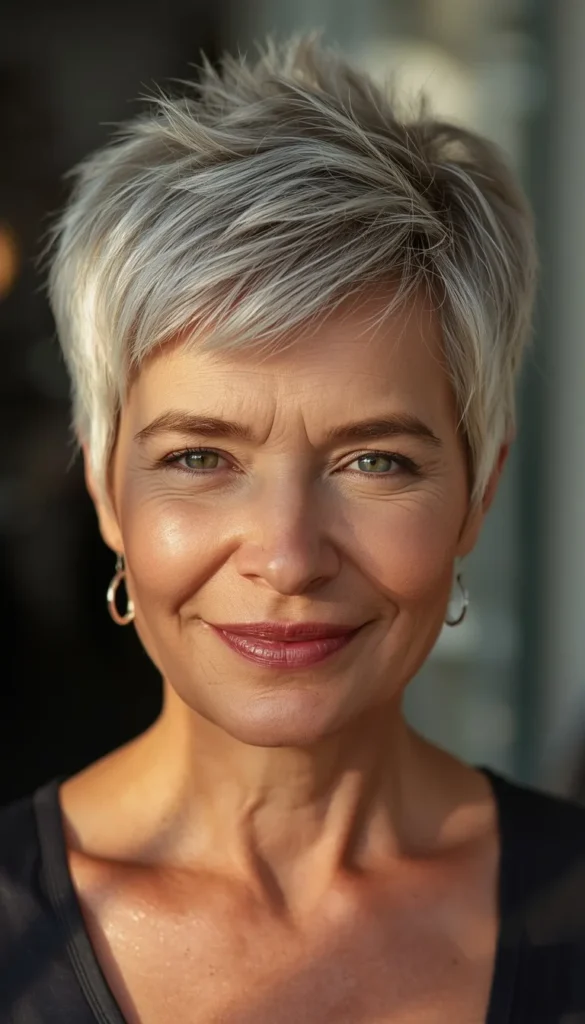 Textured Shaggy Pixie for Low Maintenance Styling