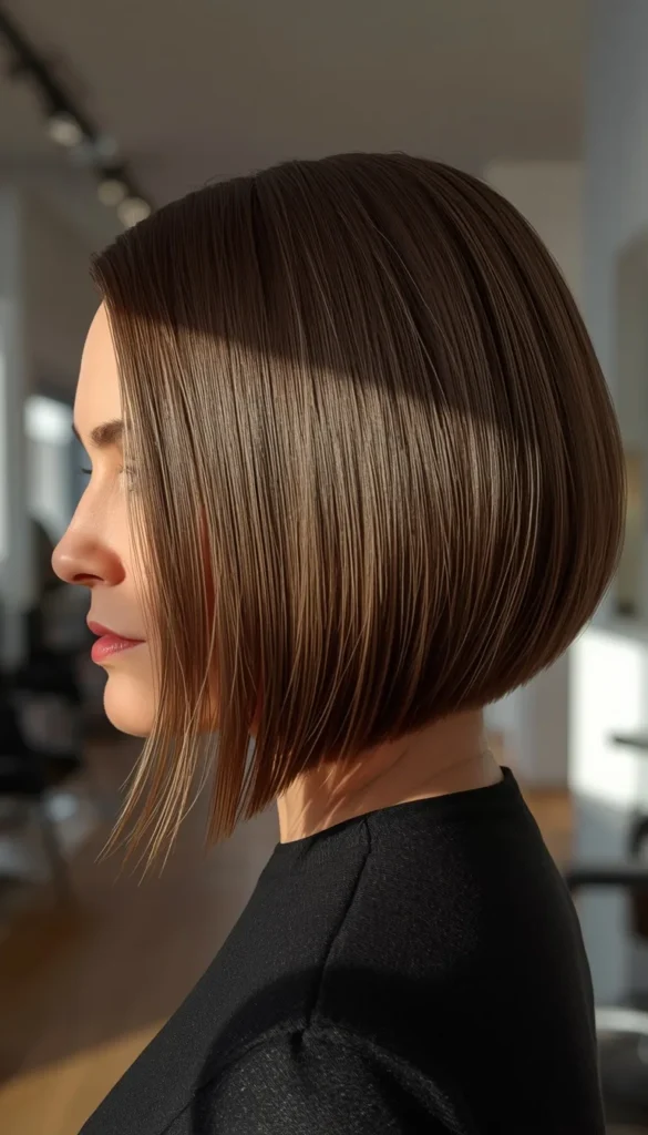 The A Line Bob Angle That Works Like an Optical Illusion