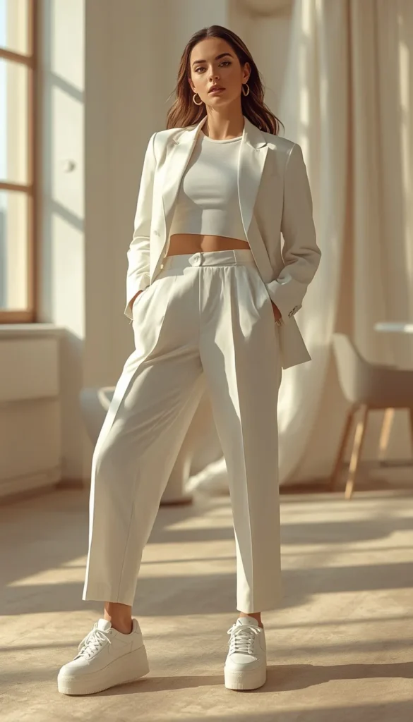 The All White Coordination Look