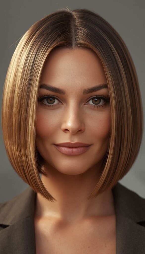 The Blunt Bob With Volume