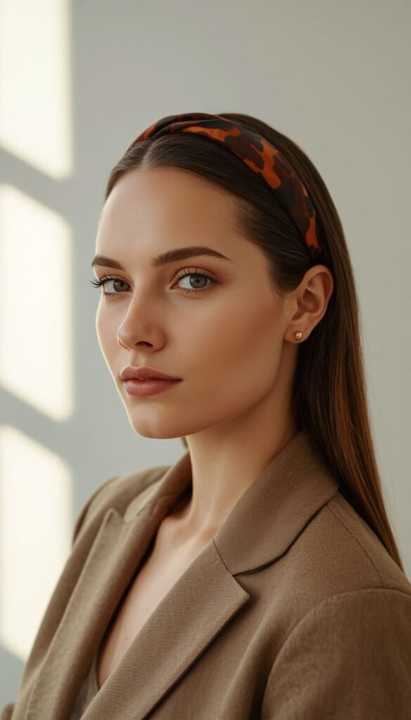 The Classic Slicked Back Look — Elegant Headband Hairstyles Made Easy