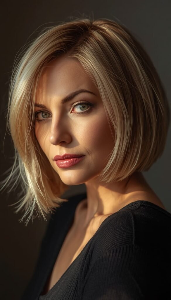The Feathered Bob Haircut