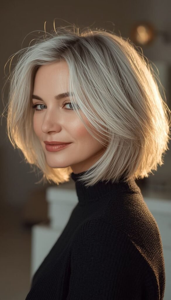 The Feathered Bob for Ultra Fine Hair