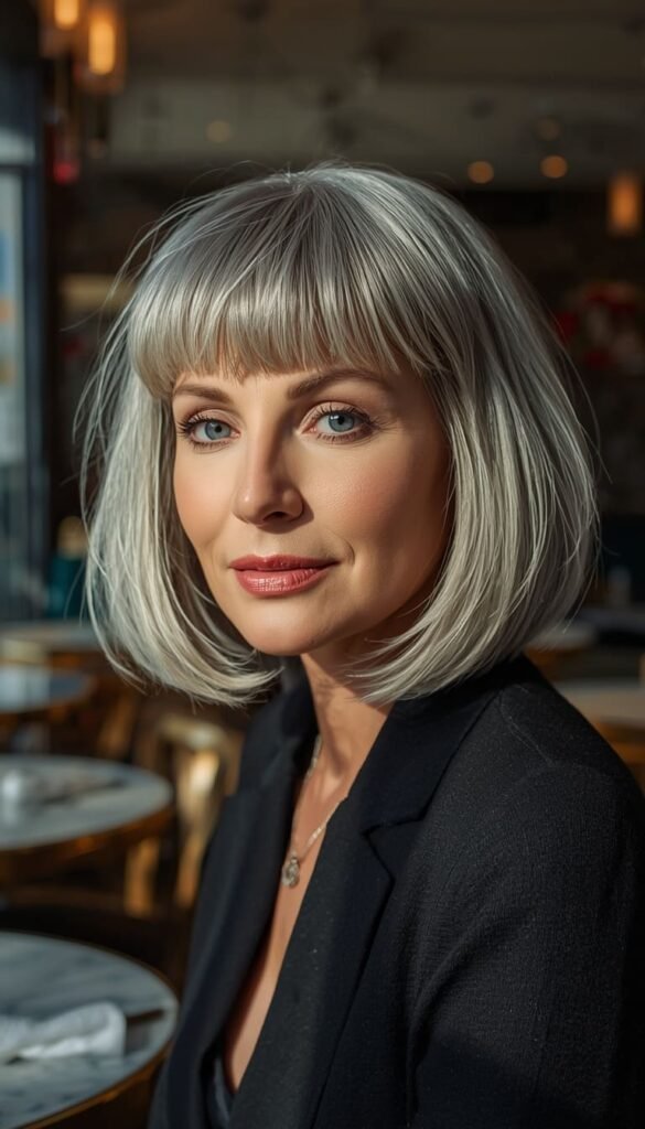 The French Bob with Bangs